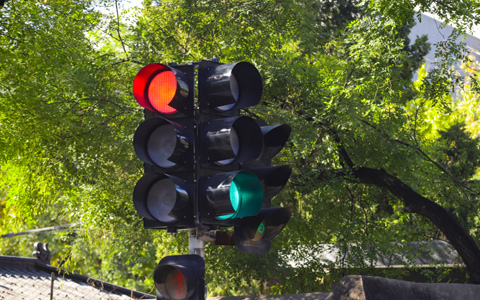Baiskeli ya GreenRedManjano Moduli ya Mwanga wa Trafiki wa Trafiki