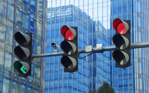 Baiskeli ya GreenRedManjano Moduli ya Mwanga wa Trafiki wa Trafiki