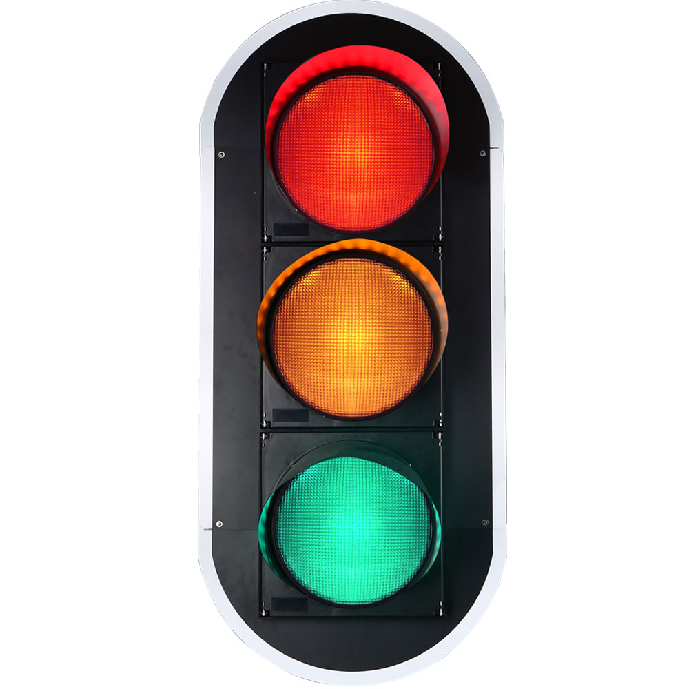 Mwangaza wa Hali ya Juu Mwekundu/Njano/Kijani Mwangaza wa Trafiki wa Mpira