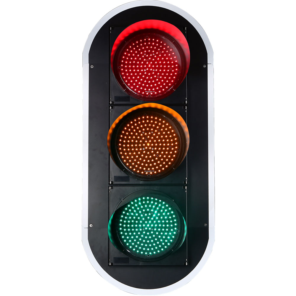 Nguvu ya Chini Nyekundu/Njano/Kijani Mwangaza wa Trafiki wa Mpira