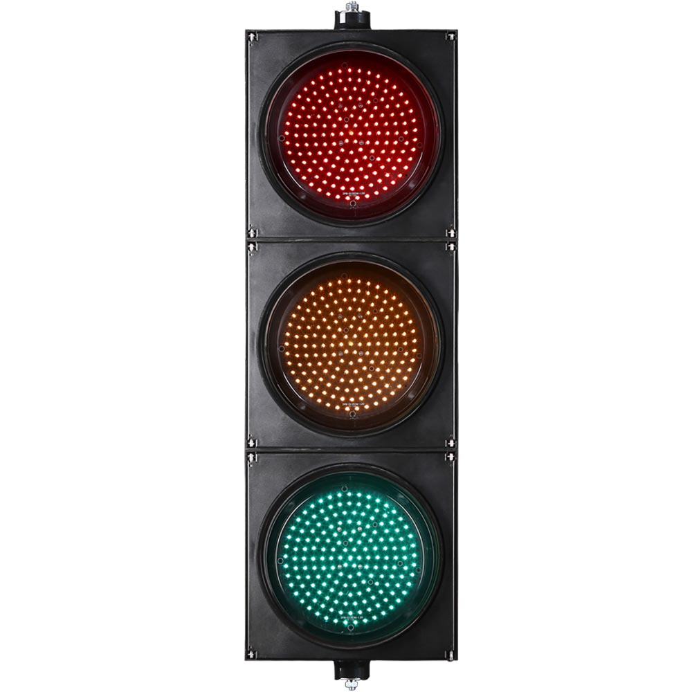 Nguvu ya Chini Nyekundu/Njano/Kijani Mwangaza wa Trafiki wa Mpira