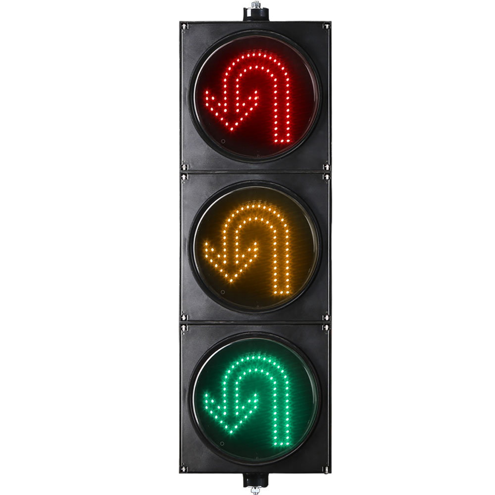 Nguvu ya Chini Nyekundu/Njano/Kijani Ugeuza Mwanga wa Trafiki