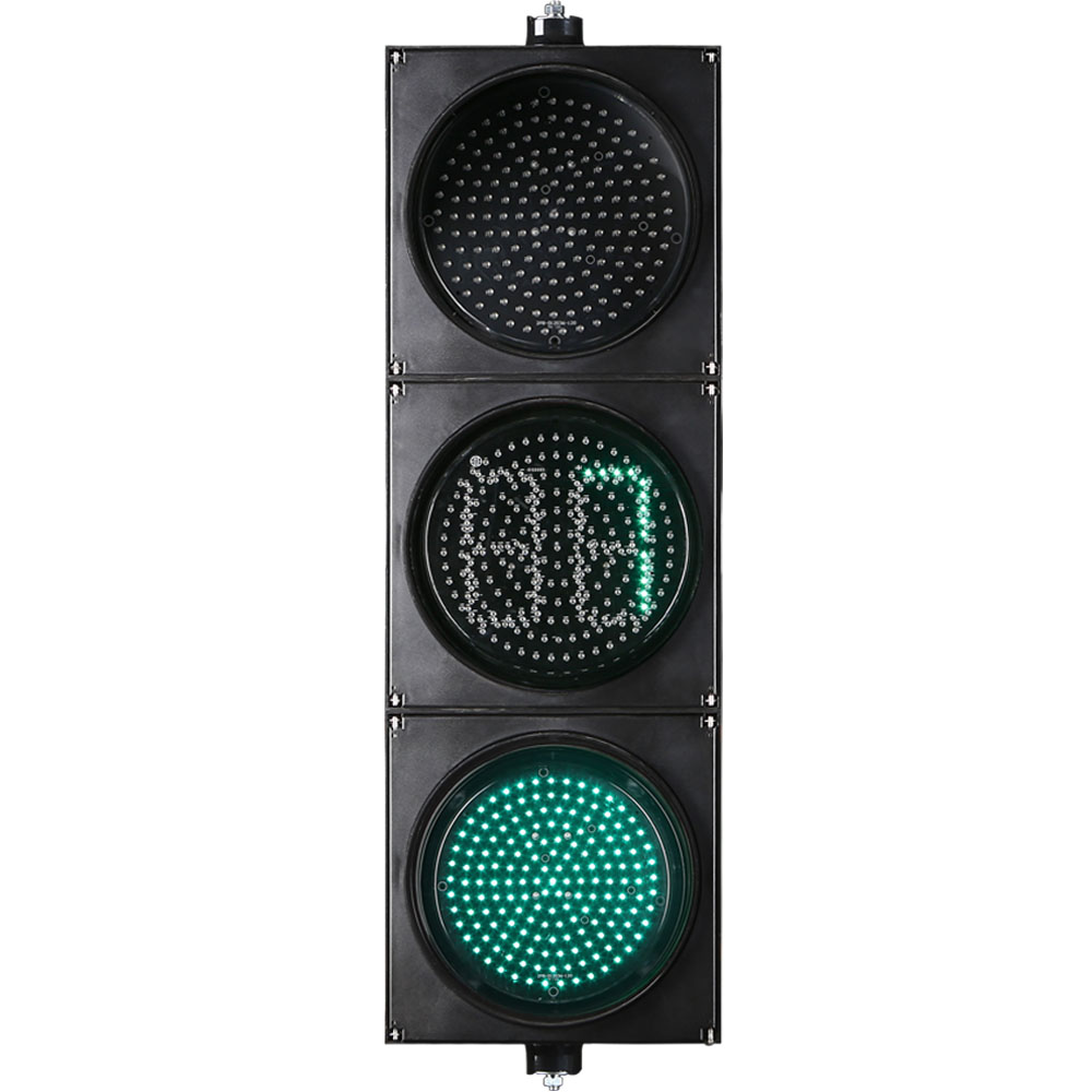 Nuru ya Trafiki ya Nguvu ya Chini Nyekundu/Njano/Kijani Kamili ya Trafiki yenye Kipima Muda cha Kuahirisha