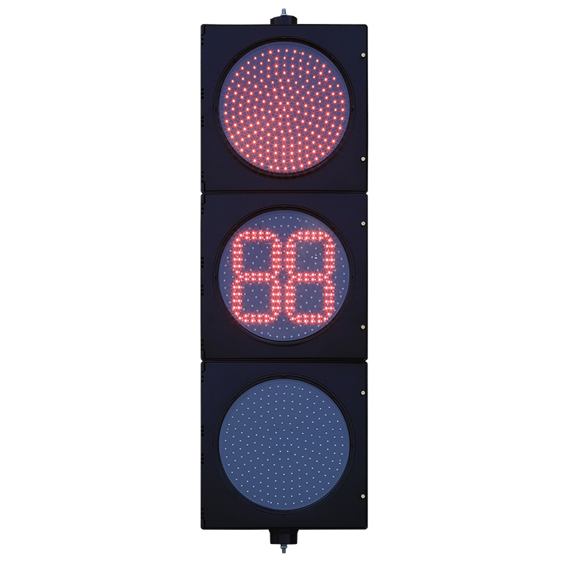 Nuru ya Trafiki ya Nguvu ya Chini Nyekundu/Njano/Kijani Kamili ya Trafiki yenye Kipima Muda cha Kuahirisha