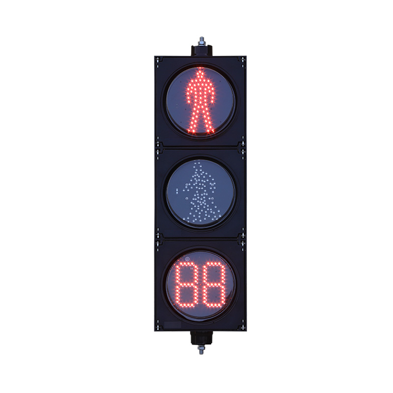 Mwanga wa Trafiki wa Watembea kwa Miguu wenye Nguvu ya Chini yenye Kipima Muda cha Kuchelewa