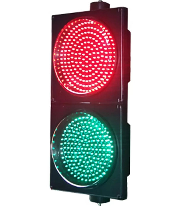 Nguvu ya Chini Nyekundu/Kijani Mwangaza wa Trafiki wa Mpira