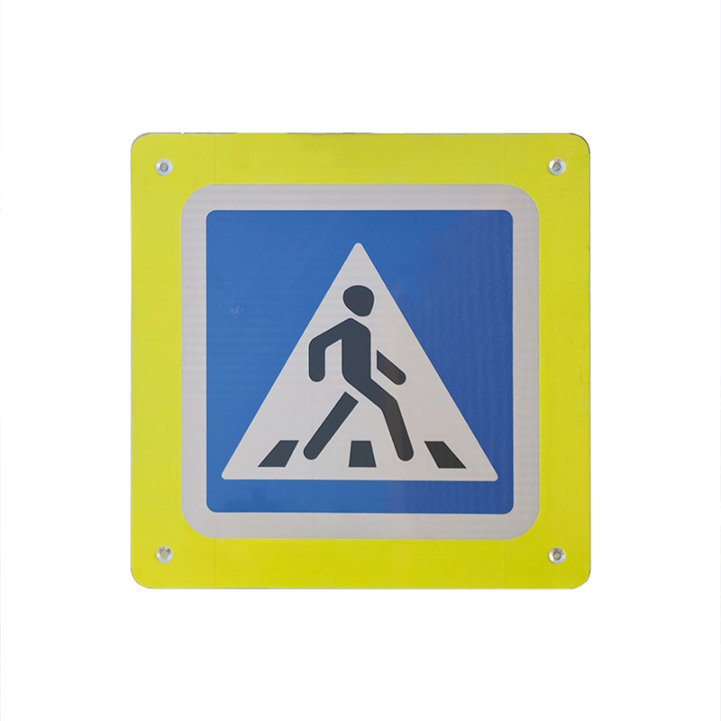 Ishara za Kuvuka kwa Watembea kwa Miguu Zinazong'aa Ndani