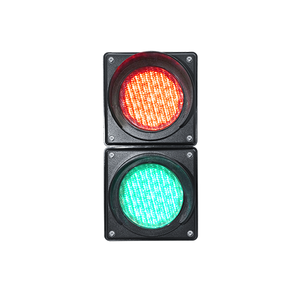 Taa ya Trafiki ya Mpira Kamili ya Mpira Mwekundu/Kijani yenye Nguvu ya Chini (ya vitengo viwili)