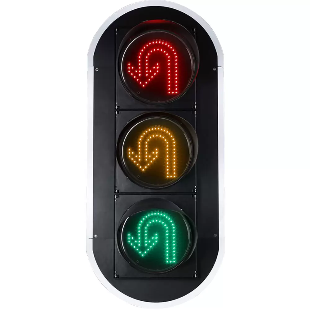 kijani unageuza taa ya trafiki kijani unageuza taa ya trafiki